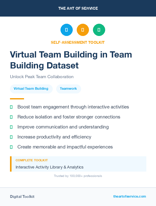 Virtual Team Building in Team Building Dataset