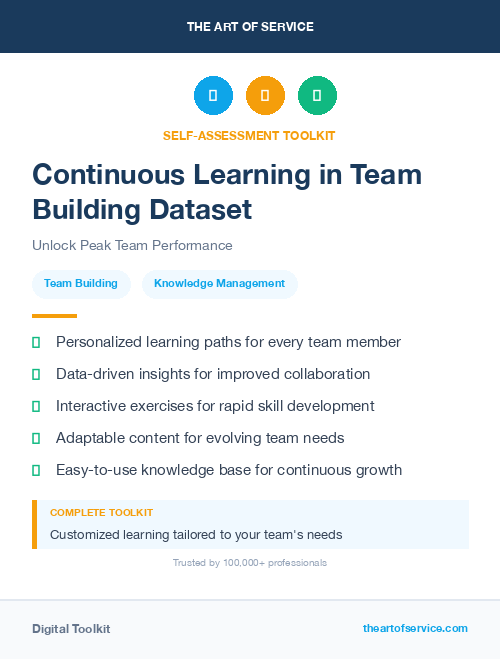 Continuous Learning in Team Building Dataset