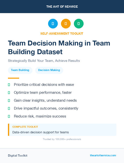 Team Decision Making in Team Building Dataset