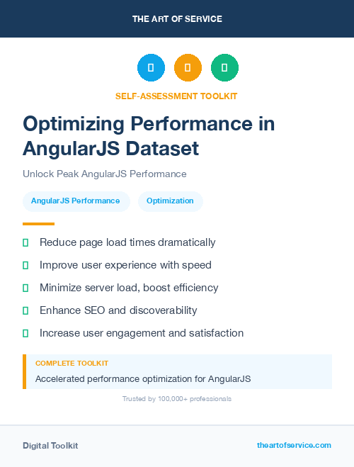 Optimizing Performance in AngularJS Dataset