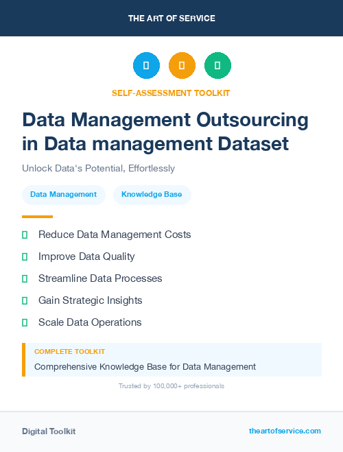 Data Management Outsourcing in Data management Dataset