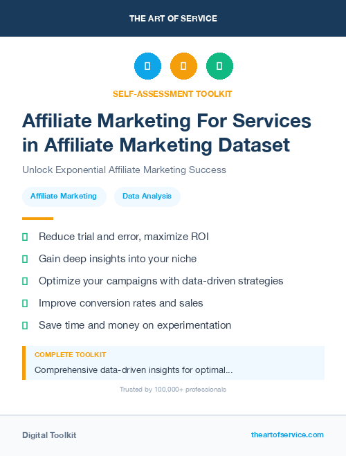 Affiliate Marketing For Services in Affiliate Marketing Dataset
