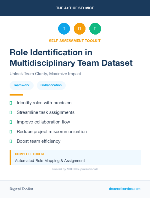 Role Identification in Multidisciplinary Team Dataset