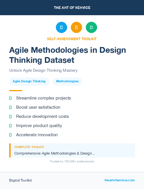 Agile Methodologies in Design Thinking Dataset