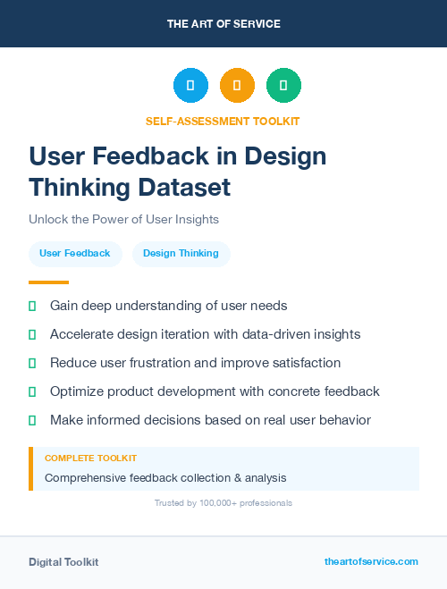 User Feedback in Design Thinking Dataset