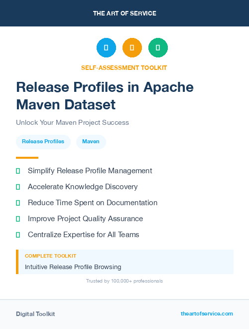 Release Profiles in Apache Maven Dataset