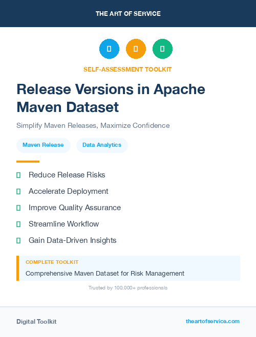 Release Versions in Apache Maven Dataset