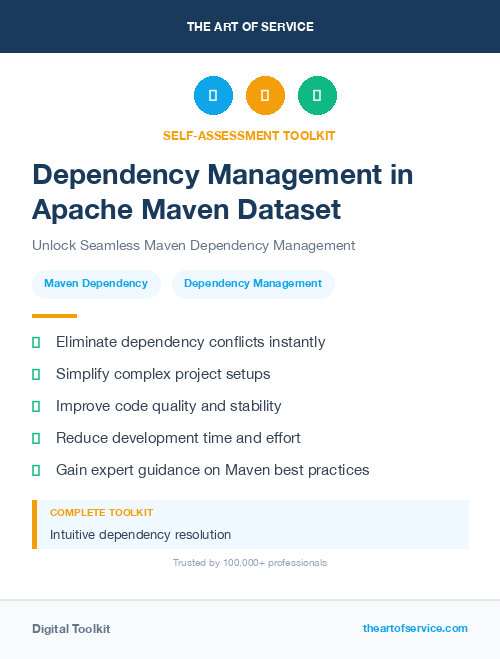 Dependency Management in Apache Maven Dataset