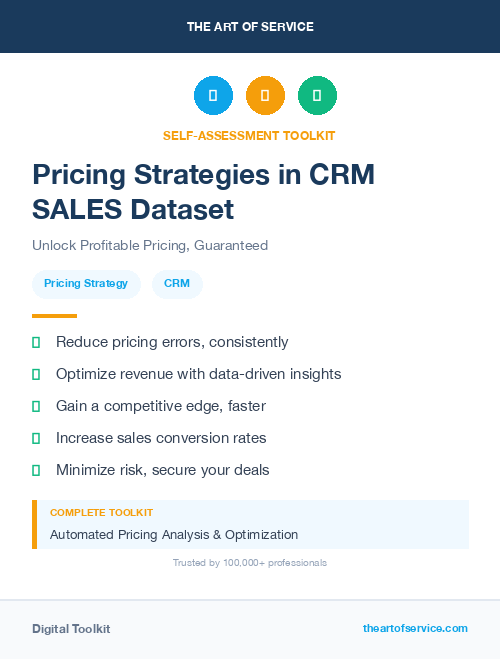 Pricing Strategies in CRM SALES Dataset