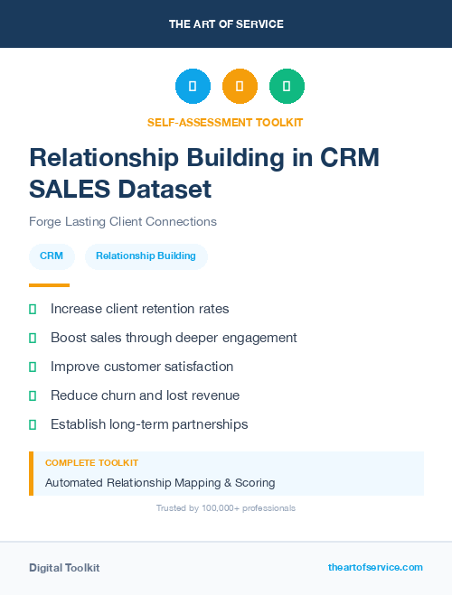 Relationship Building in CRM SALES Dataset