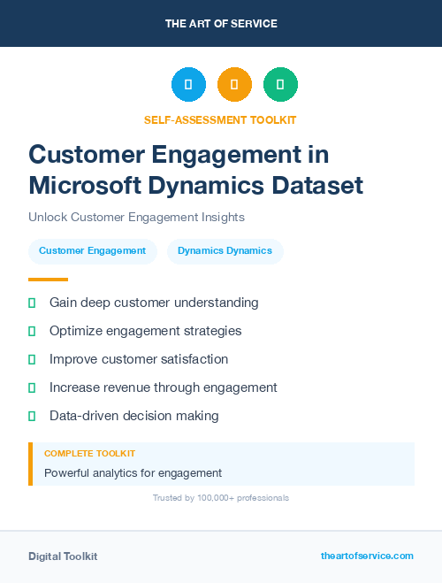 Customer Engagement in Microsoft Dynamics Dataset