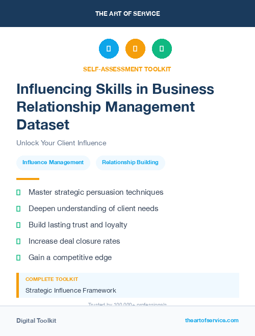 Influencing Skills in Business Relationship Management Dataset