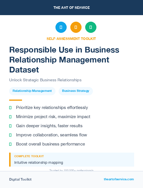 Responsible Use in Business Relationship Management Dataset