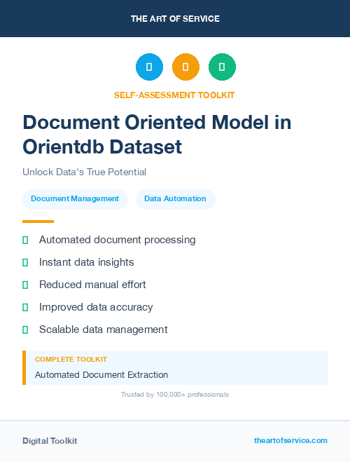 Document Oriented Model in Orientdb Dataset
