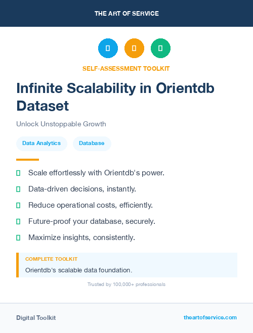 Infinite Scalability in Orientdb Dataset