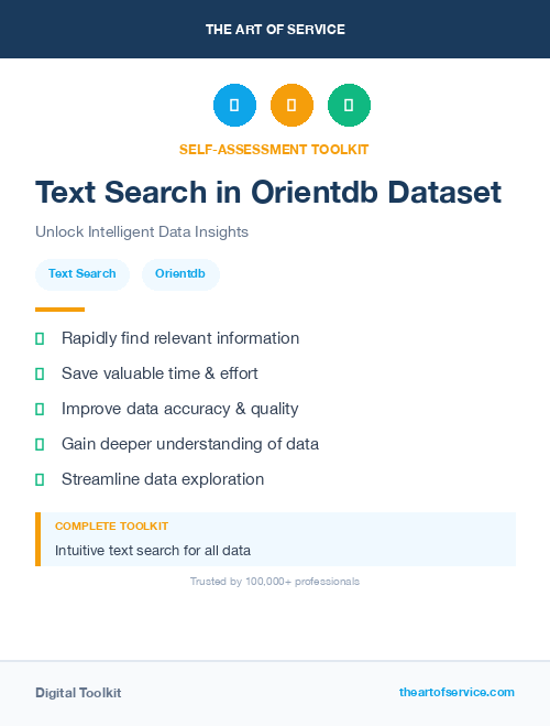 Text Search in Orientdb Dataset