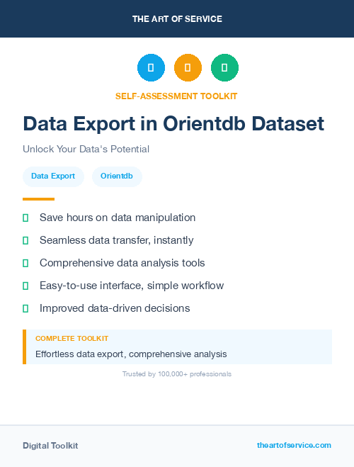 Data Export in Orientdb Dataset