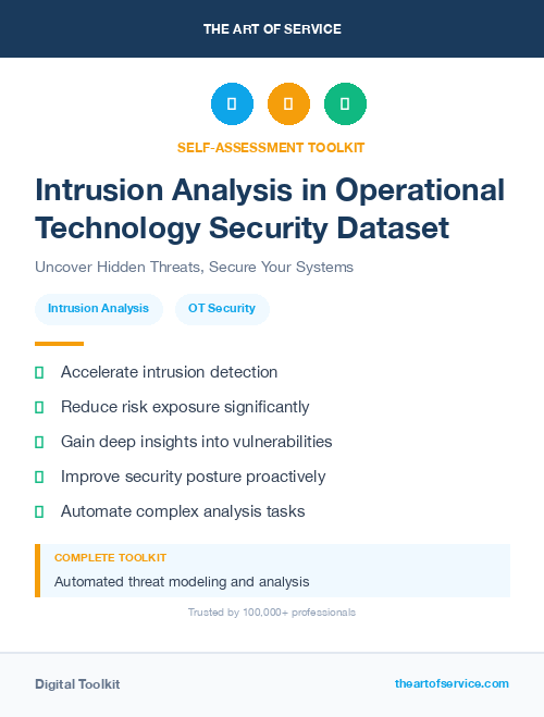 Intrusion Analysis in Operational Technology Security Dataset