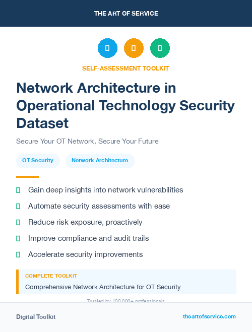 Network Architecture in Operational Technology Security Dataset