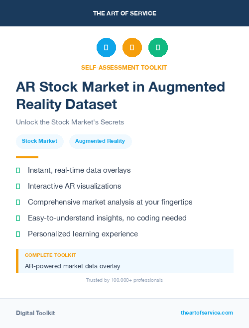AR Stock Market in Augmented Reality Dataset