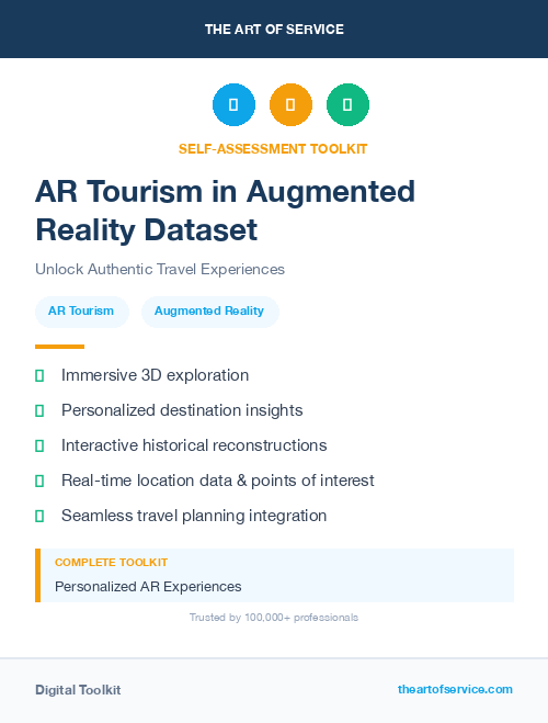 AR Tourism in Augmented Reality Dataset