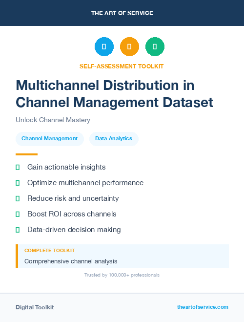 Multichannel Distribution in Channel Management Dataset
