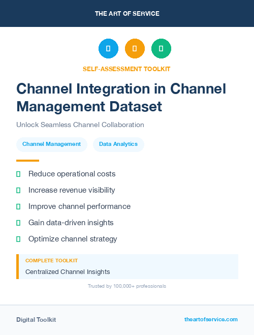 Channel Integration in Channel Management Dataset