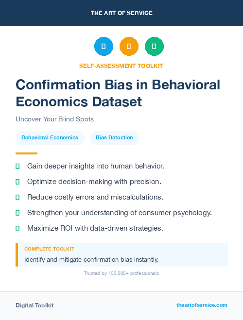 Confirmation Bias in Behavioral Economics Dataset