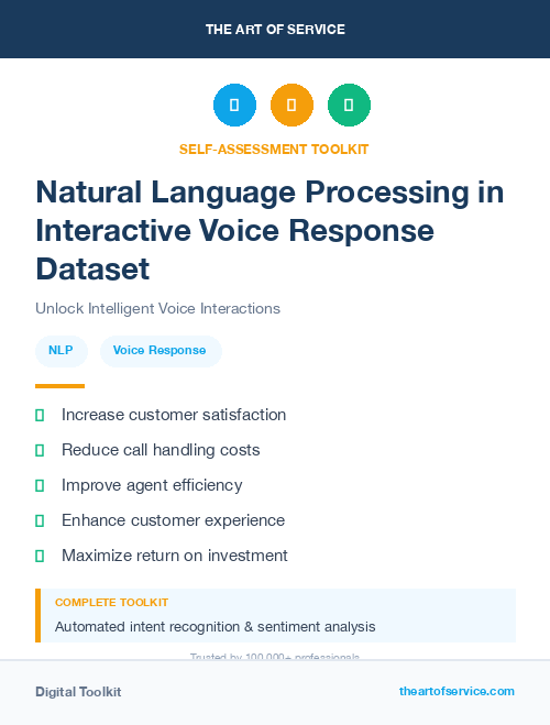 Natural Language Processing in Interactive Voice Response Dataset