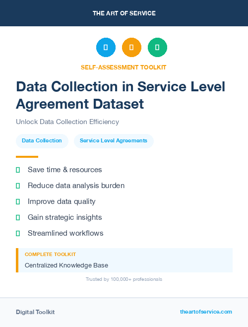 Data Collection in Service Level Agreement Dataset