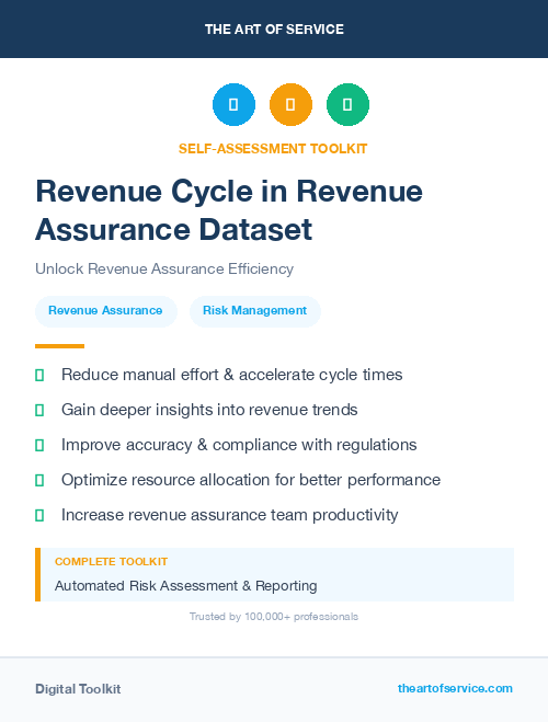 Revenue Cycle in Revenue Assurance Dataset