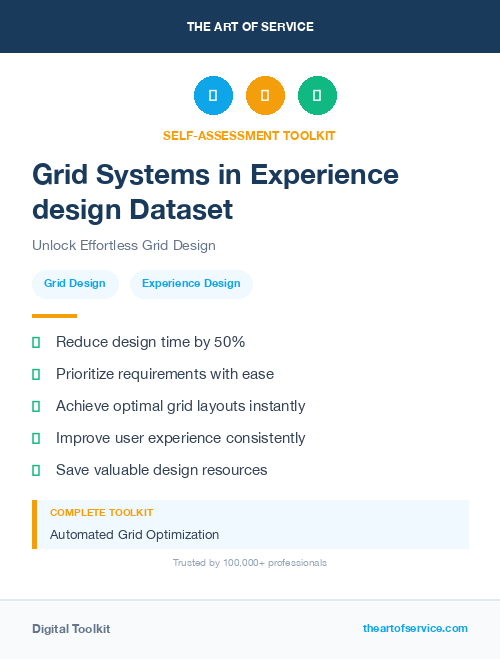 Grid Systems in Experience design Dataset