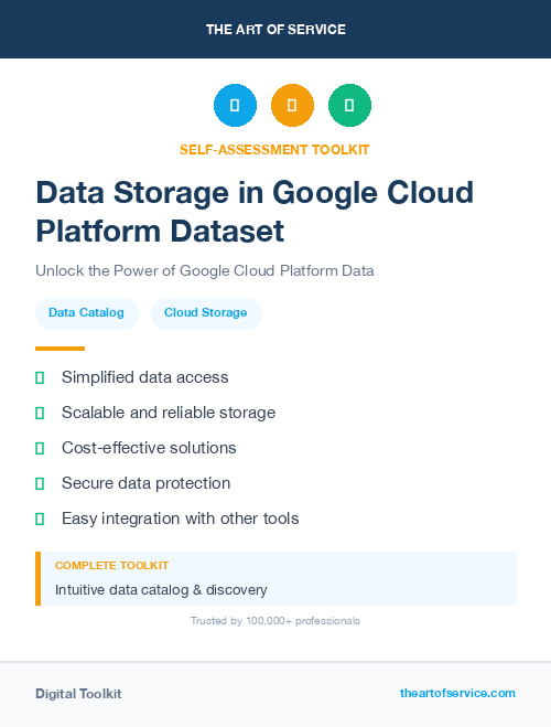 Data Storage in Google Cloud Platform Dataset