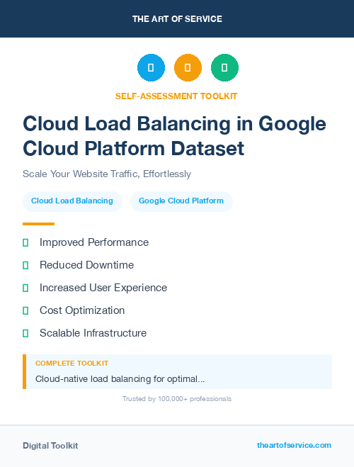 Cloud Load Balancing in Google Cloud Platform Dataset