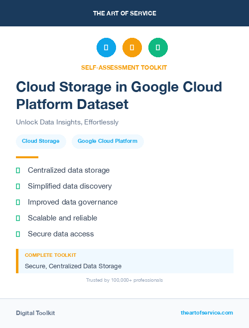 Cloud Storage in Google Cloud Platform Dataset