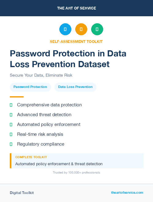 Password Protection in Data Loss Prevention Dataset