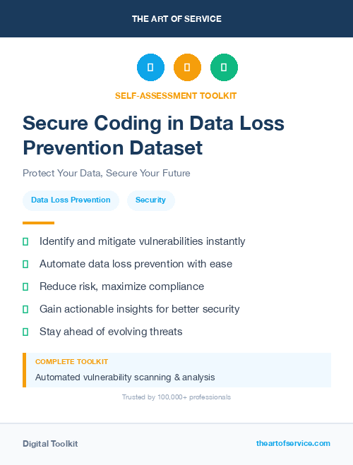 Secure Coding in Data Loss Prevention Dataset