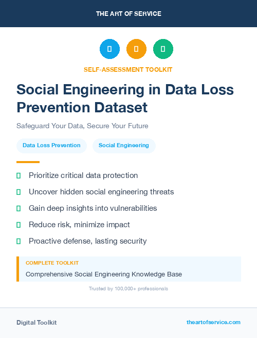 Social Engineering in Data Loss Prevention Dataset