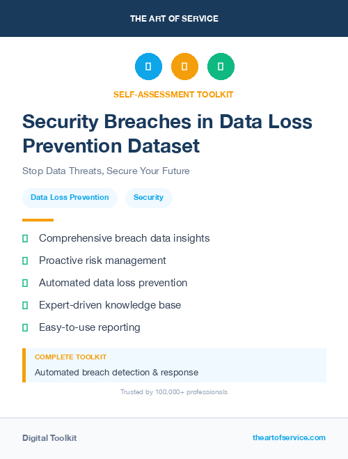 Security Breaches in Data Loss Prevention Dataset