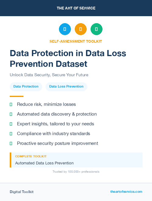 Data Protection in Data Loss Prevention Dataset
