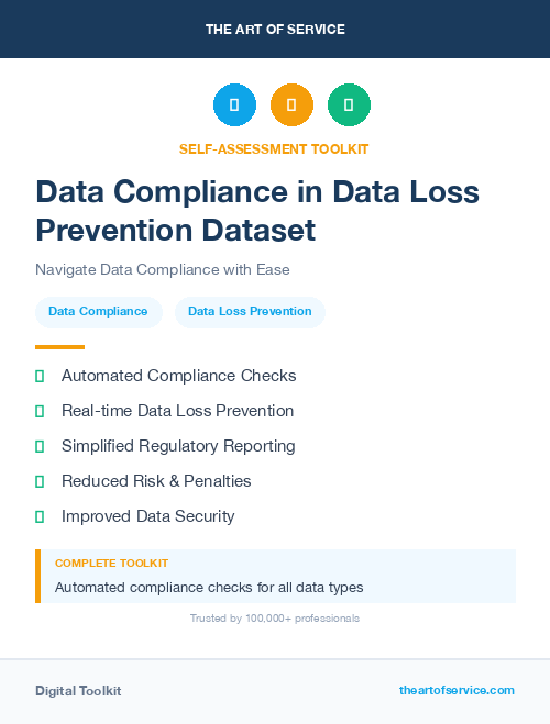 Data Compliance in Data Loss Prevention Dataset