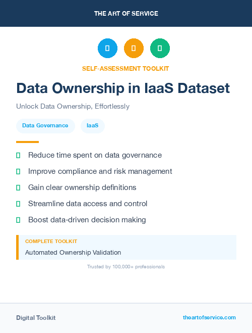 Data Ownership in IaaS Dataset