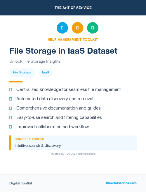File Storage in IaaS Dataset