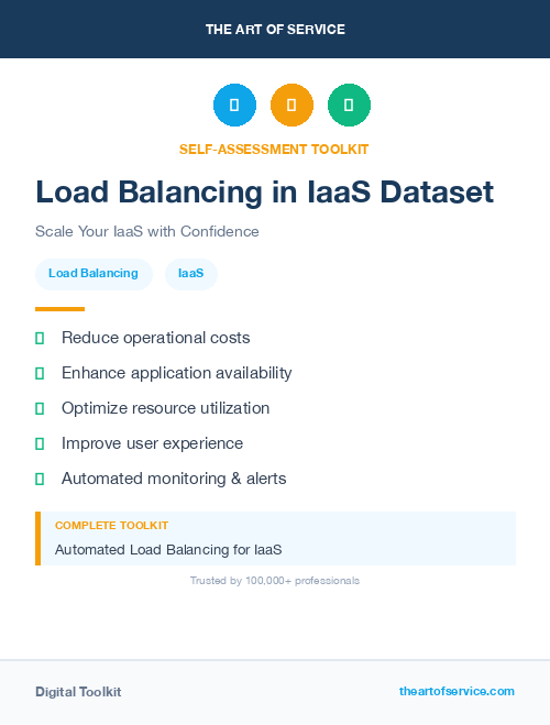 Load Balancing in IaaS Dataset