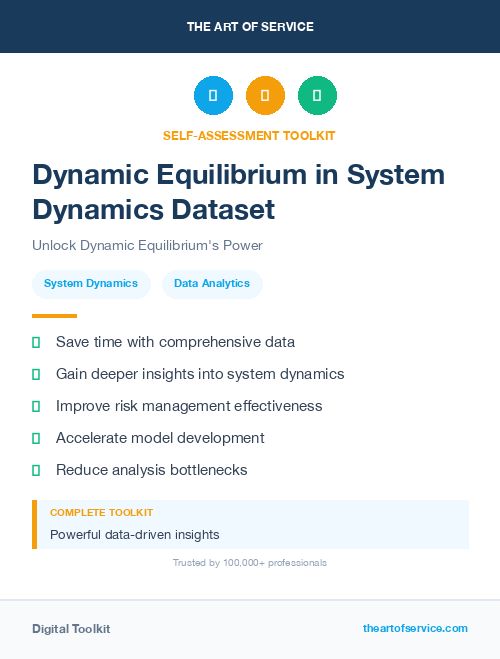 Dynamic Equilibrium in System Dynamics Dataset