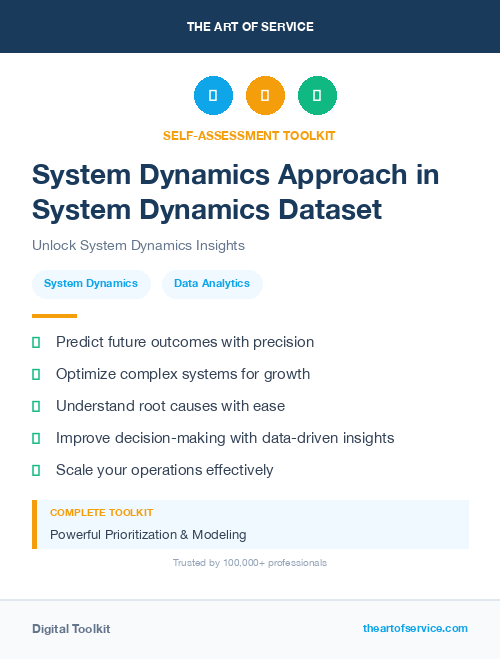 System Dynamics Approach in System Dynamics Dataset