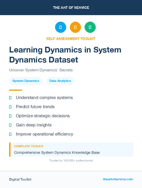Learning Dynamics in System Dynamics Dataset