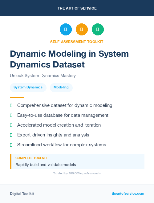 Dynamic Modeling in System Dynamics Dataset