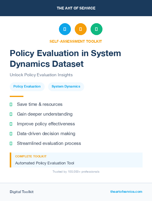 Policy Evaluation in System Dynamics Dataset