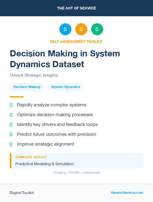 Decision Making in System Dynamics Dataset